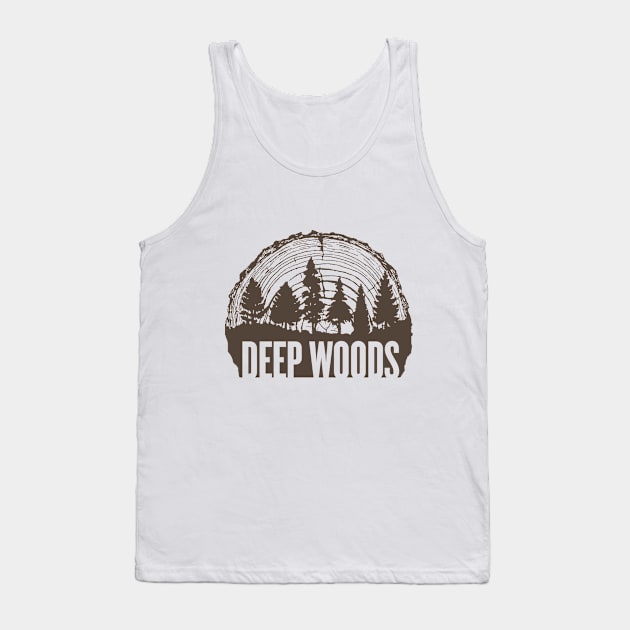 Deep Woods Dark Mode Tank Top by cre8play